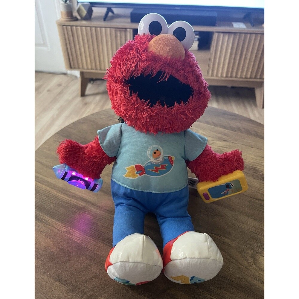 Just Play Sesame Street Elmo Plush Toy w/ Light-Up Crayon, 2024 MPN 123